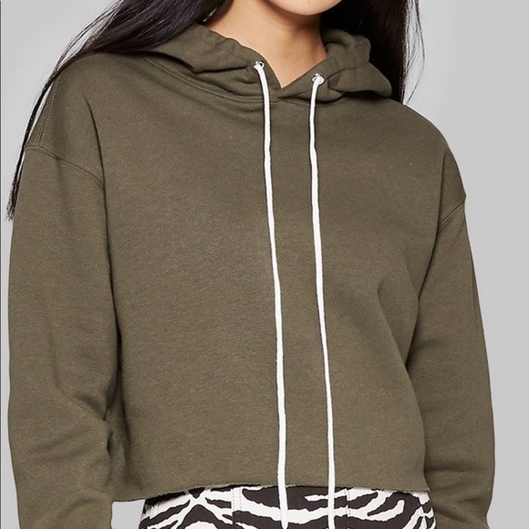 Wild fable hoodie olive size large - Picture 2 of 3